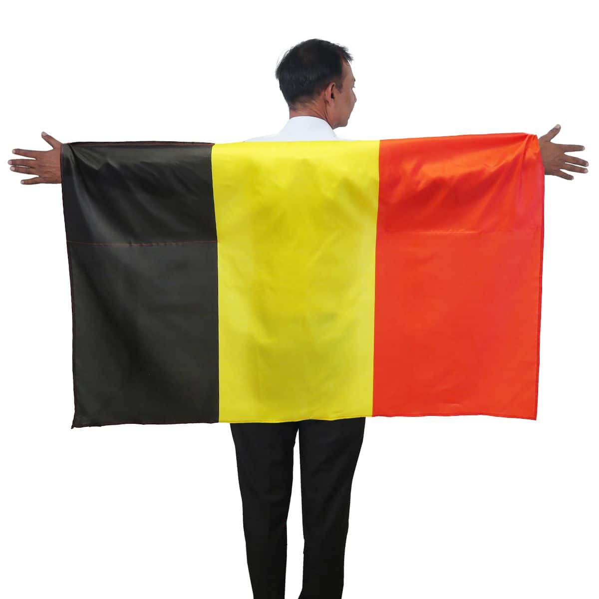 Fan Poncho "Belgien" Belgium Umhang Flagge Fußball WM Länder Cape