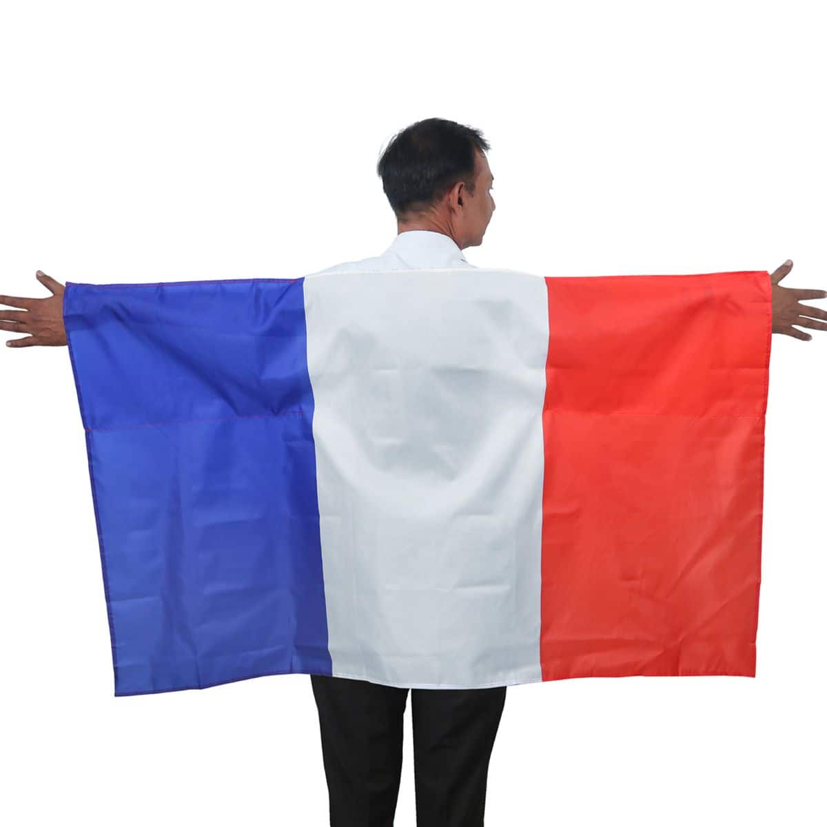 Fan Poncho "Frankreich" France Umhang Flagge Fußball WM Länder Cape