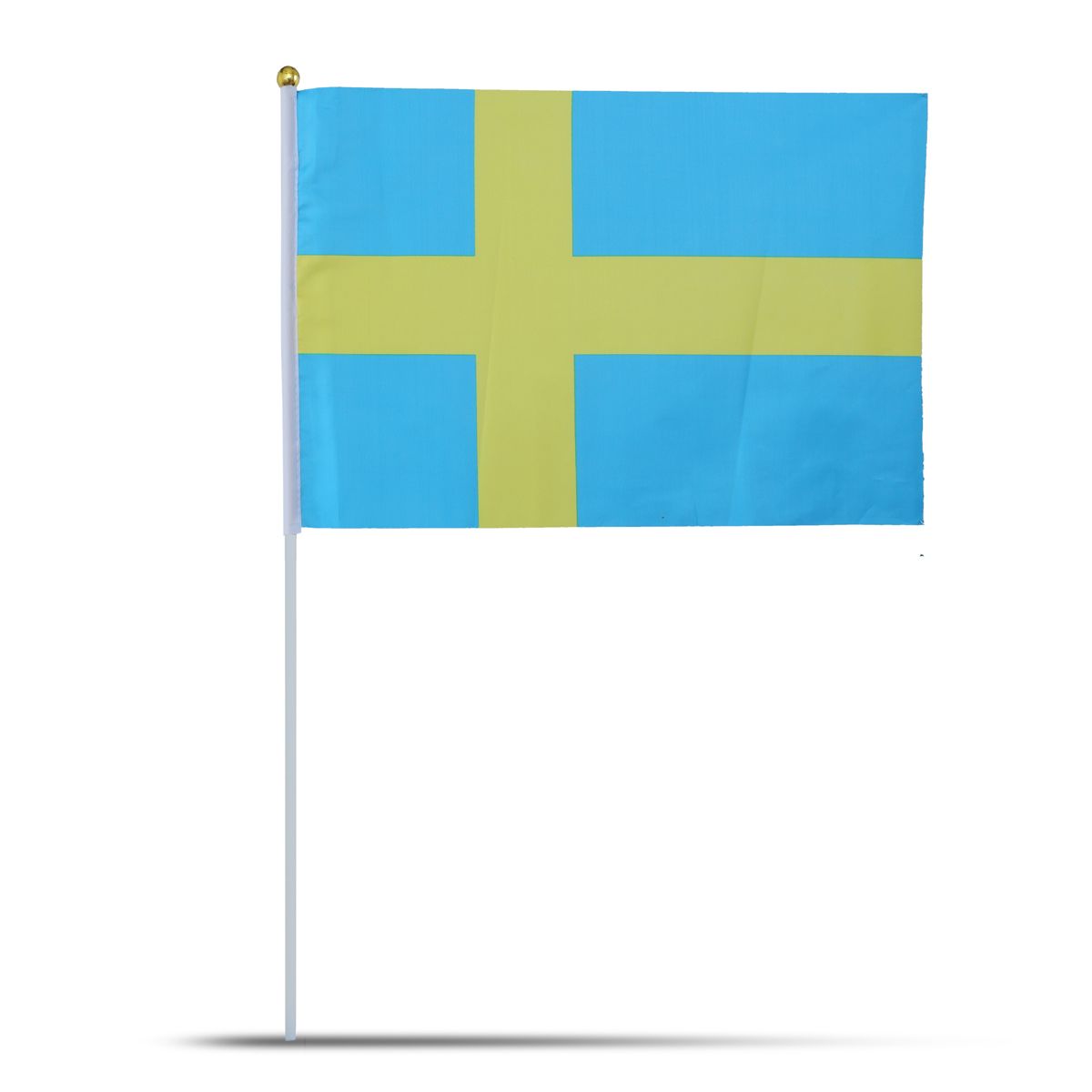 10er Set Fahne Flagge Winkfahne "Schweden" Sweden Handfahne EM WM