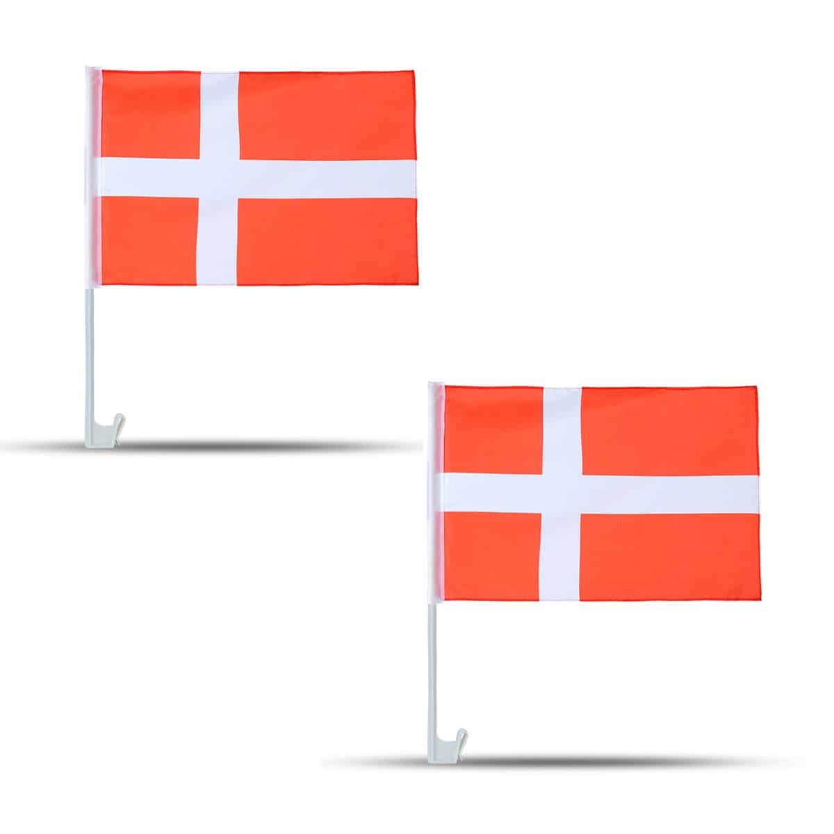 2er SET "Auto Flagge" Fahne WM Länder Fußball Fan