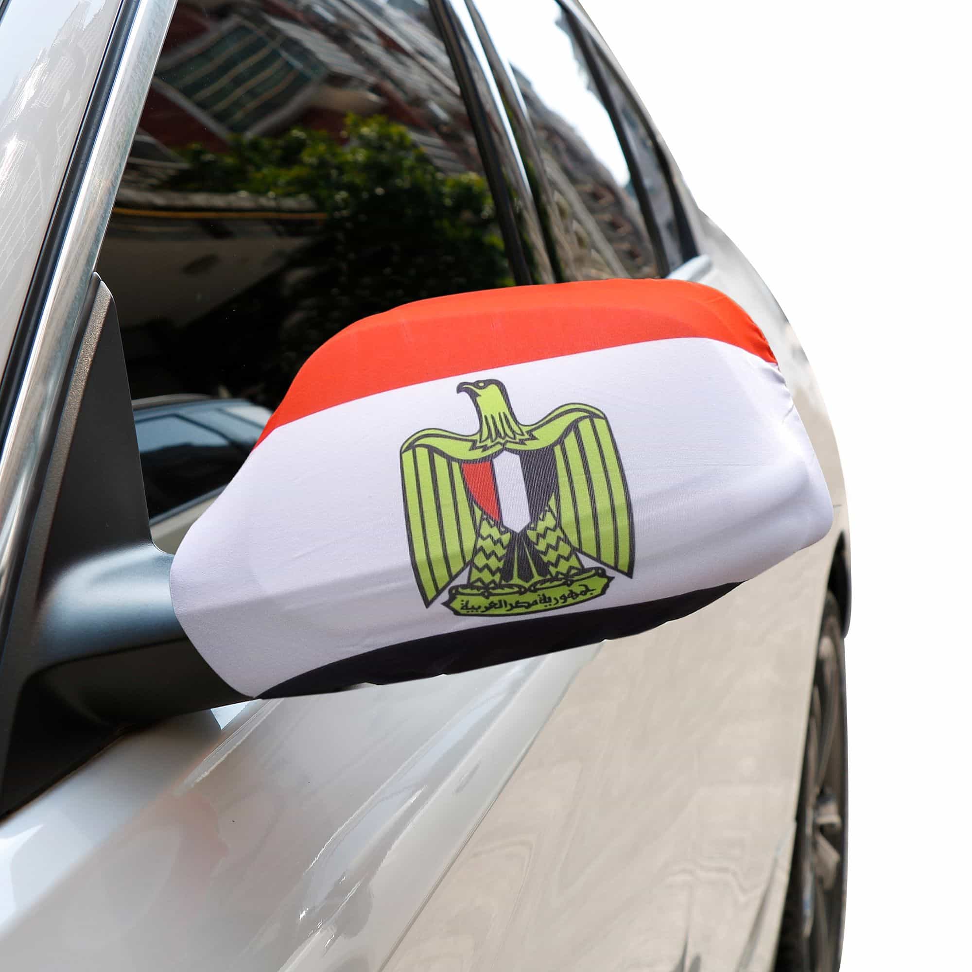 Auto Außenspiegel Fahne Set "Ägypten" Egypt Bikini Flagge EM WM