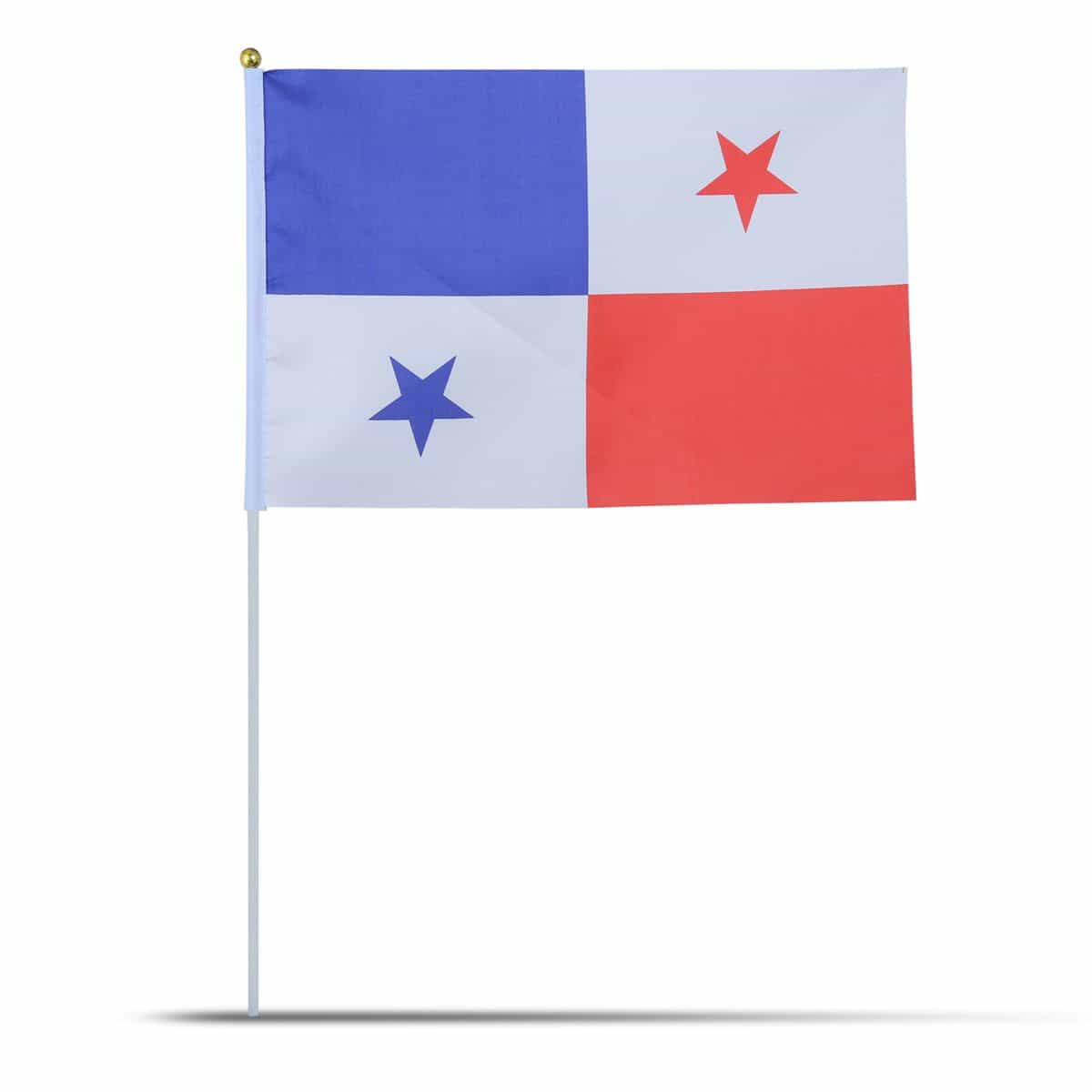 10er Set Fahne Flagge Winkfahne "Panama" Handfahne EM WM