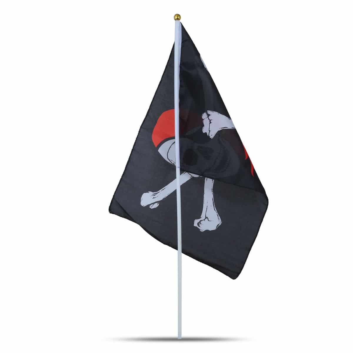 10er Set Fahne Flagge Winkfahne "Pirat" Pirate Handfahne EM WM