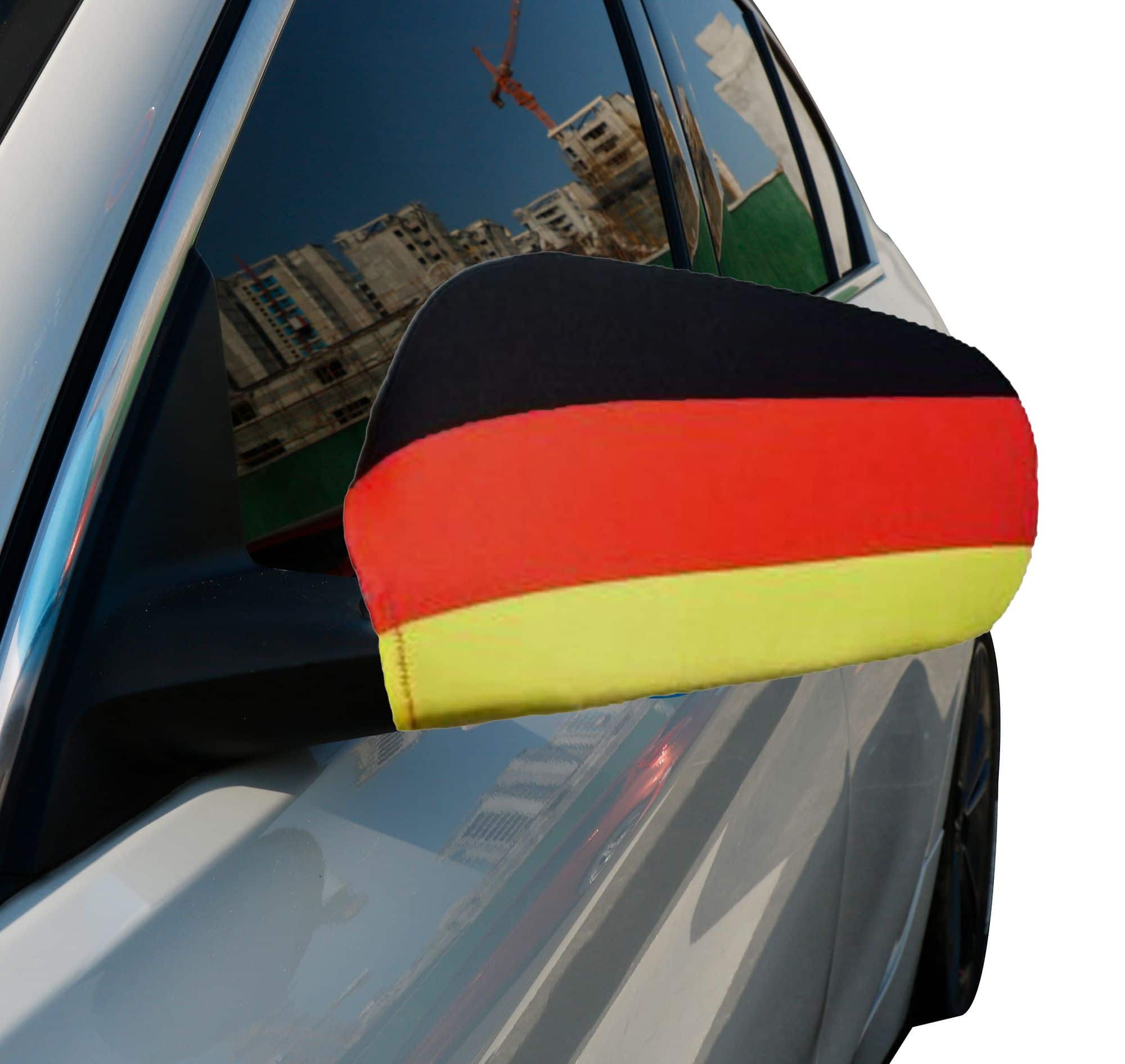 Auto Außenspiegel Fahne Set "Deutschland" Germany Bikini Flagge EM WM