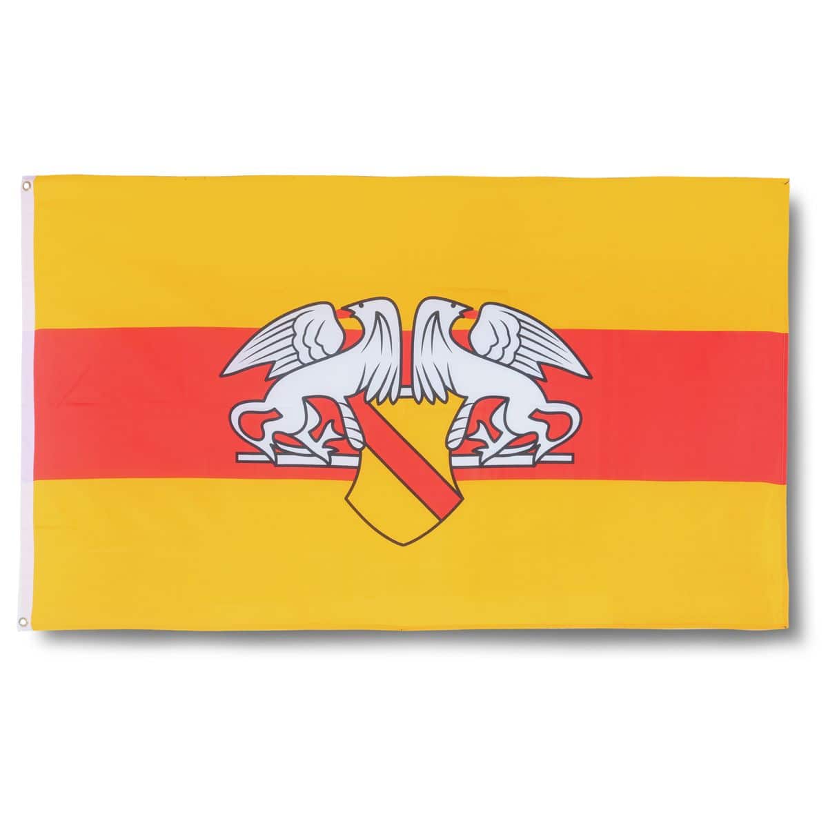 Baden mit Wappen Fahne Flagge 90 x 150 cm Fanartikel Hissfahne Ösen WM EM