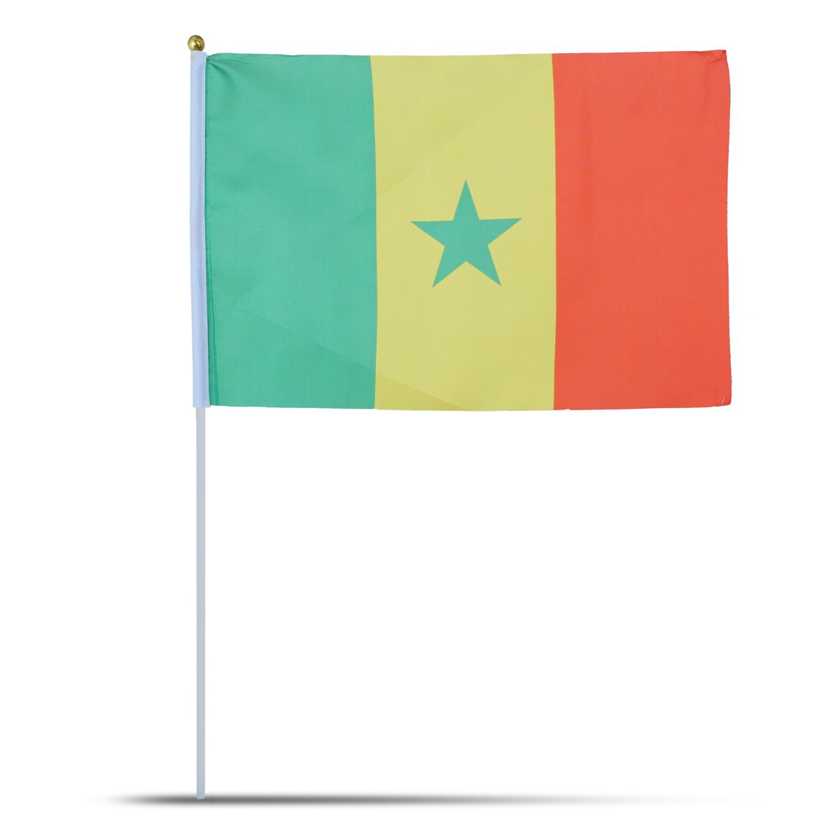 10er Set Fahne Flagge Winkfahne "Senegal" Handfahne EM