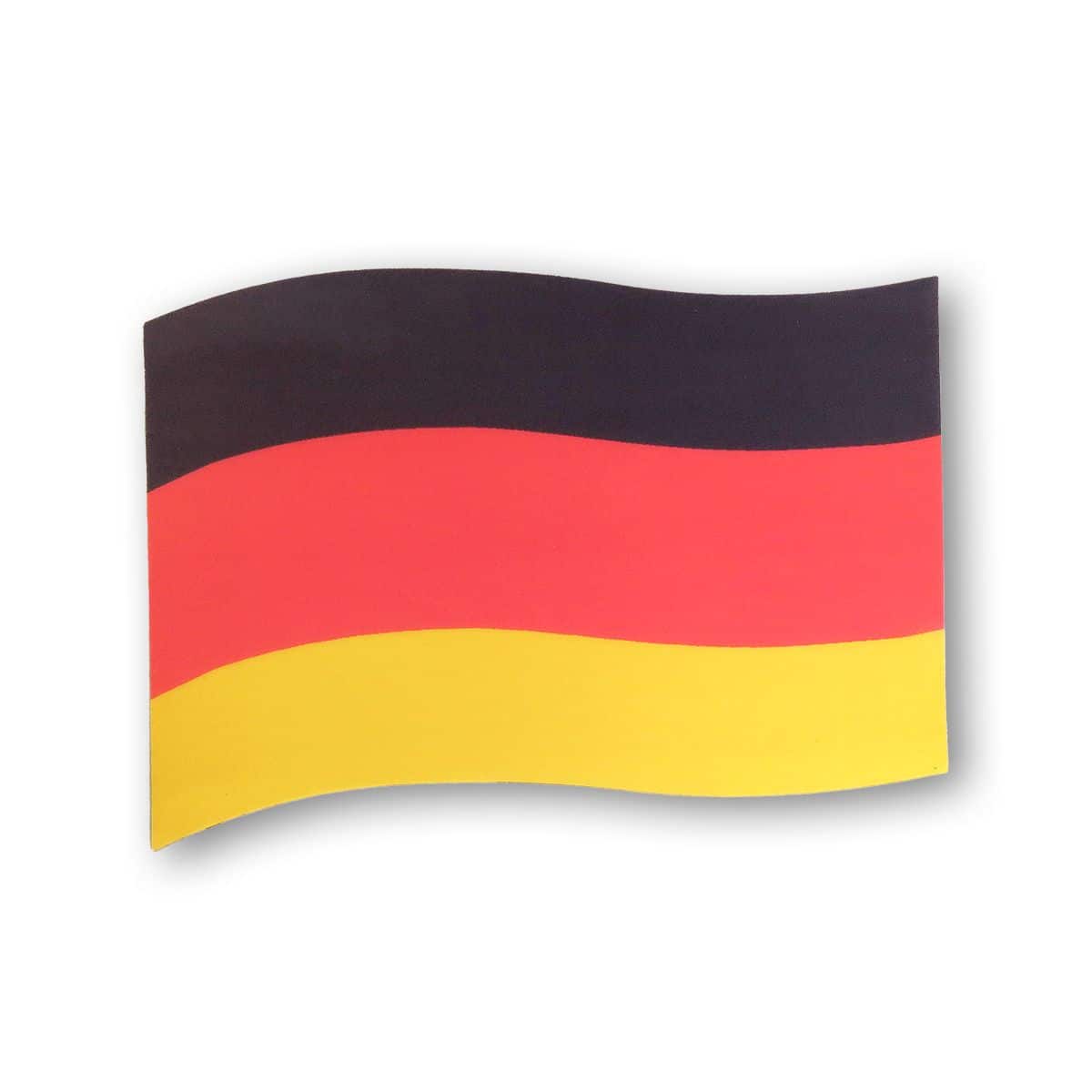Fanpaket Auto "3D-Magnet Autoflagge" WM Fußball Außentür Länder