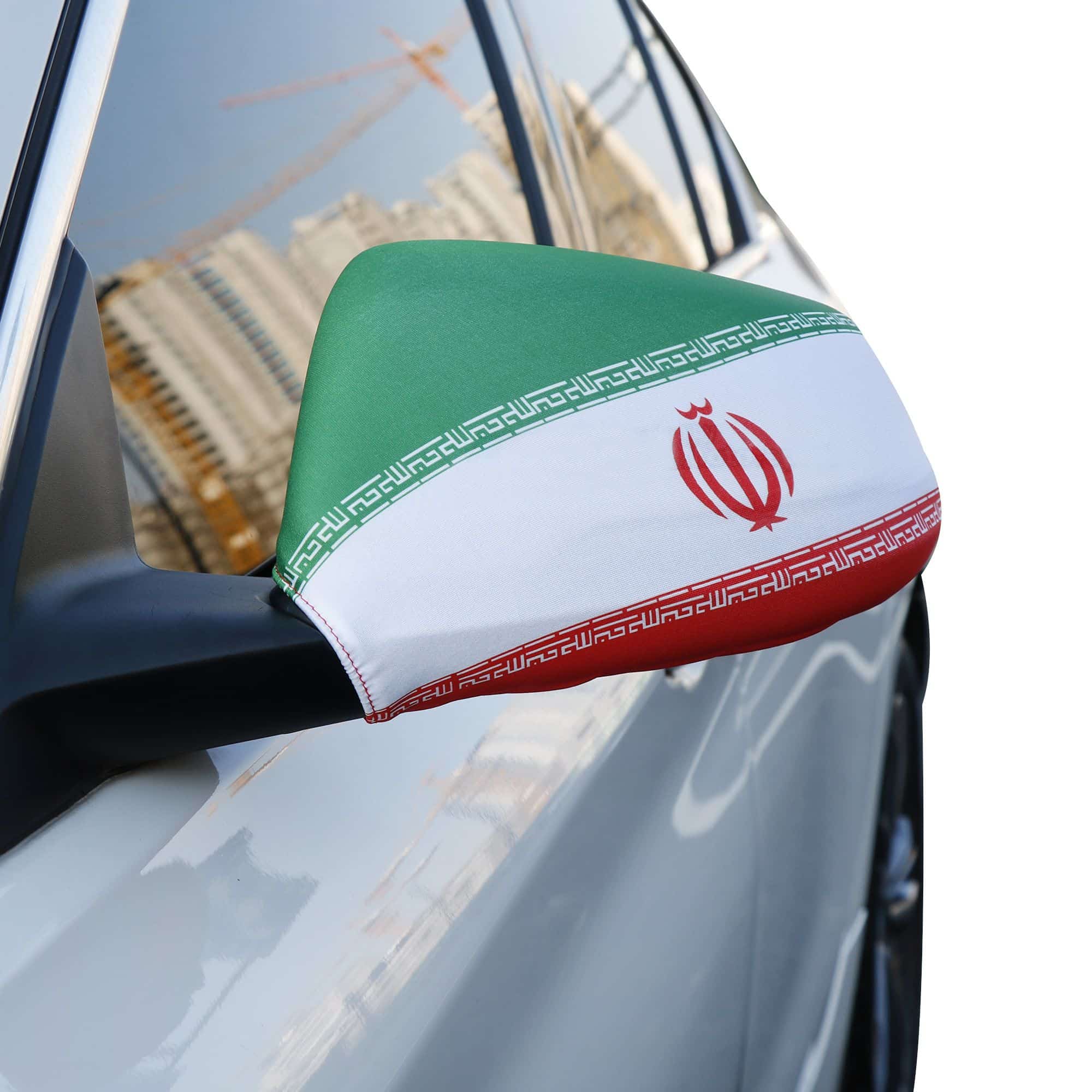 Auto Außenspiegel Fahne Set "Iran" Bikini Flagge EM WM