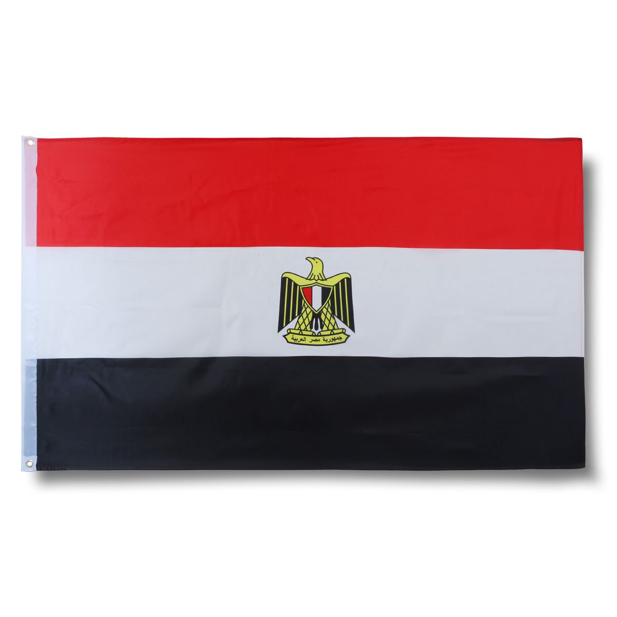 Ägypten Egypt Fahne Flagge 90 x 150 cm Fanartikel Hissfahne Ösen WM EM