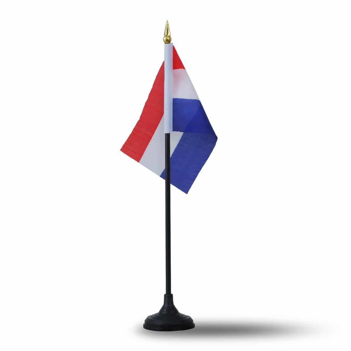 Mini Handfahnen mit Tischständer Fuß 10 Stück Set "Niederlande" Holland Netherlands EM WM Flaggen Fa
