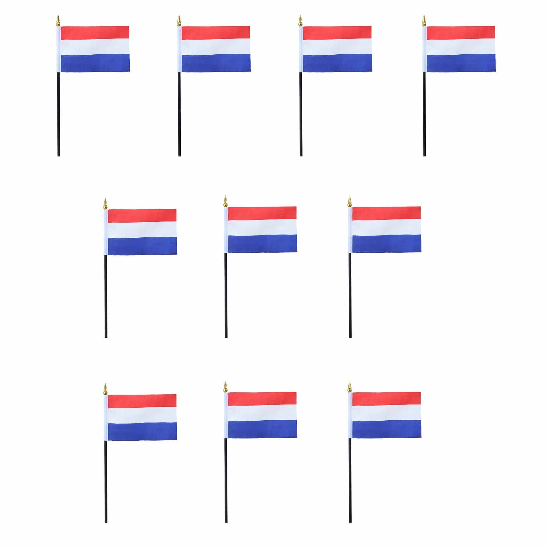 10er Set Tischfahnen Handflaggen Mini Fähnchen Fussball Fan Anfeuern