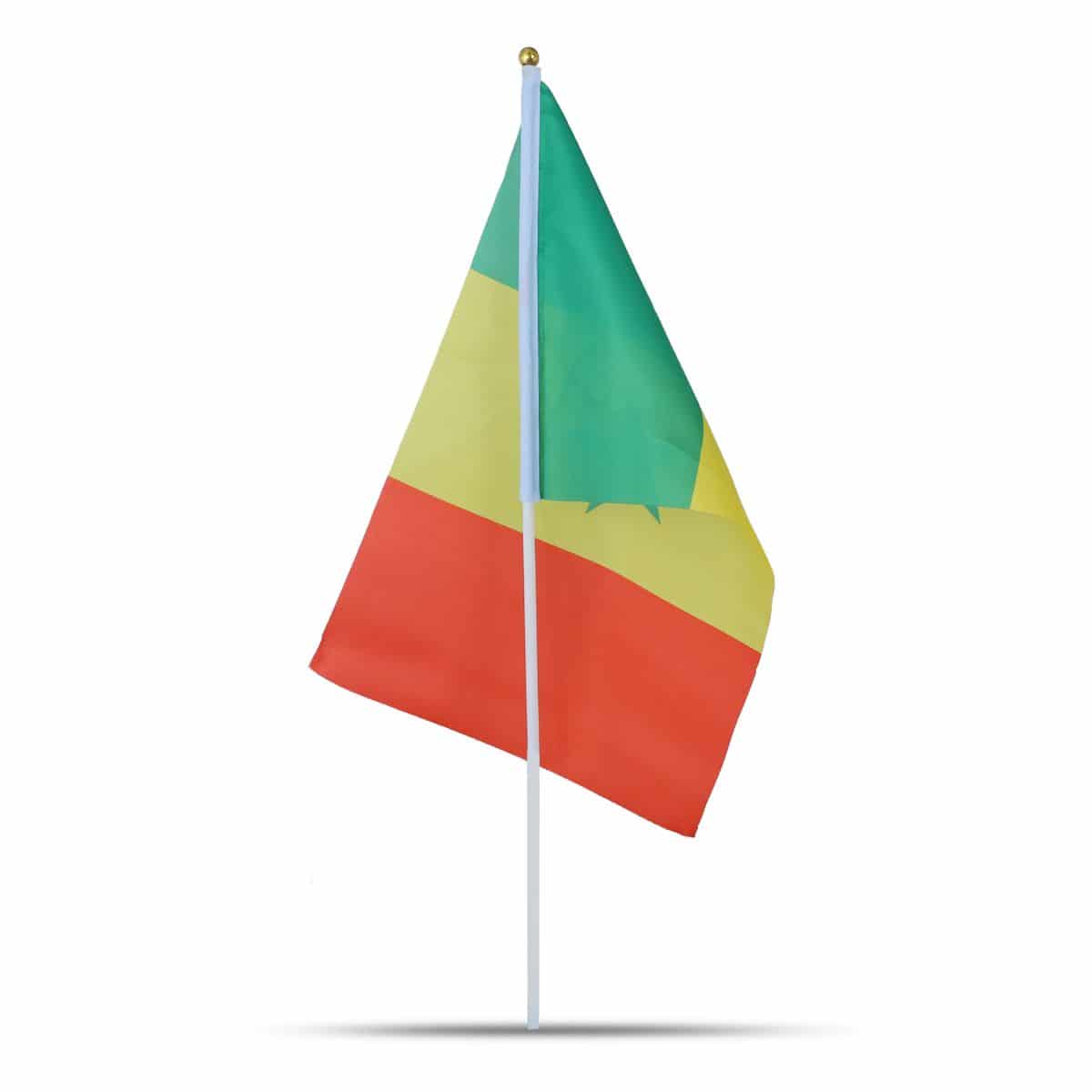10er Set Fahne Flagge Winkfahne "Senegal" Handfahne EM