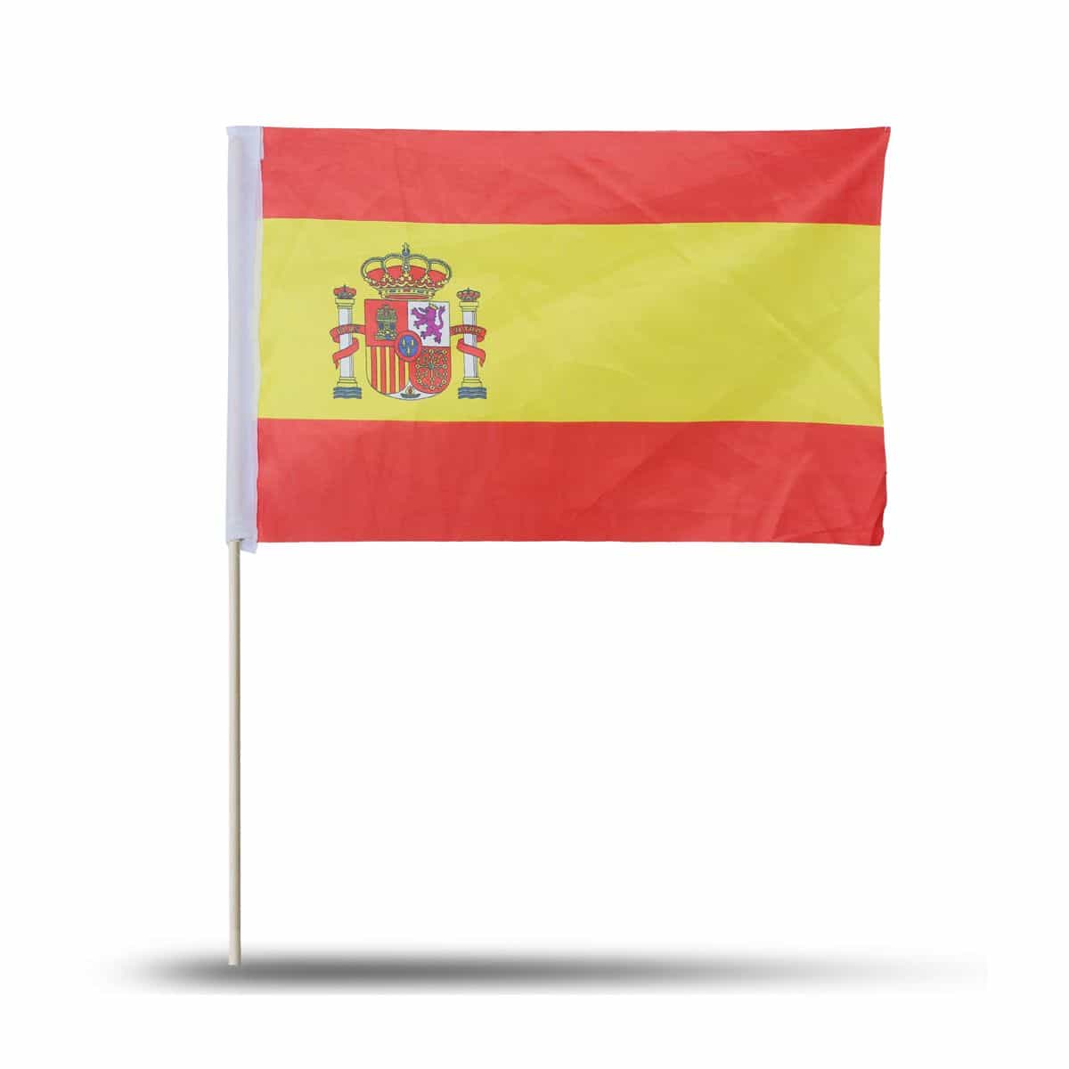 10er Set Fahne Flagge Winkfahne "Spanien" Spain Espana Handfahne EM WM