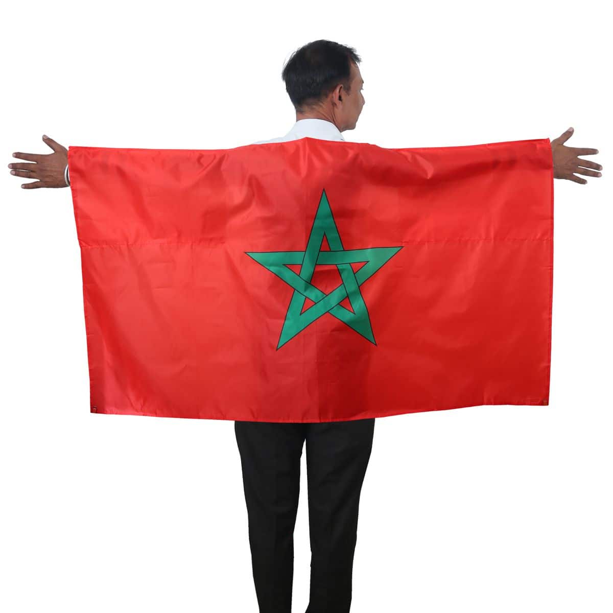 Fan Poncho "Marokko" Morocco Umhang Flagge Fußball WM Länder Cape
