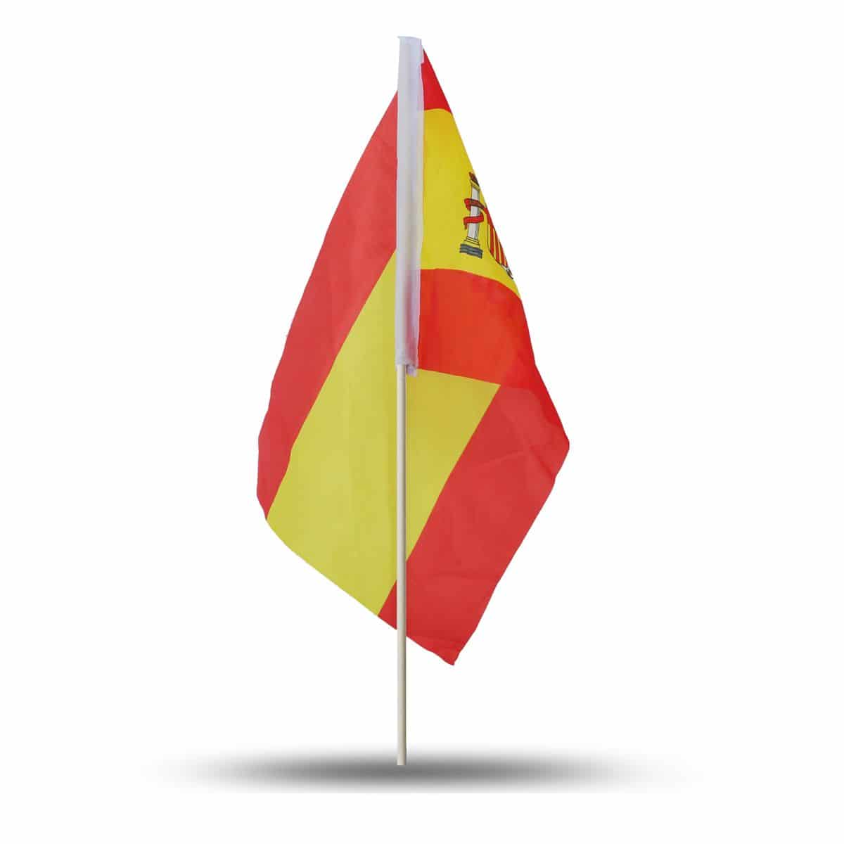 10er Set Fahne Flagge Winkfahne "Spanien" Spain Espana Handfahne EM WM