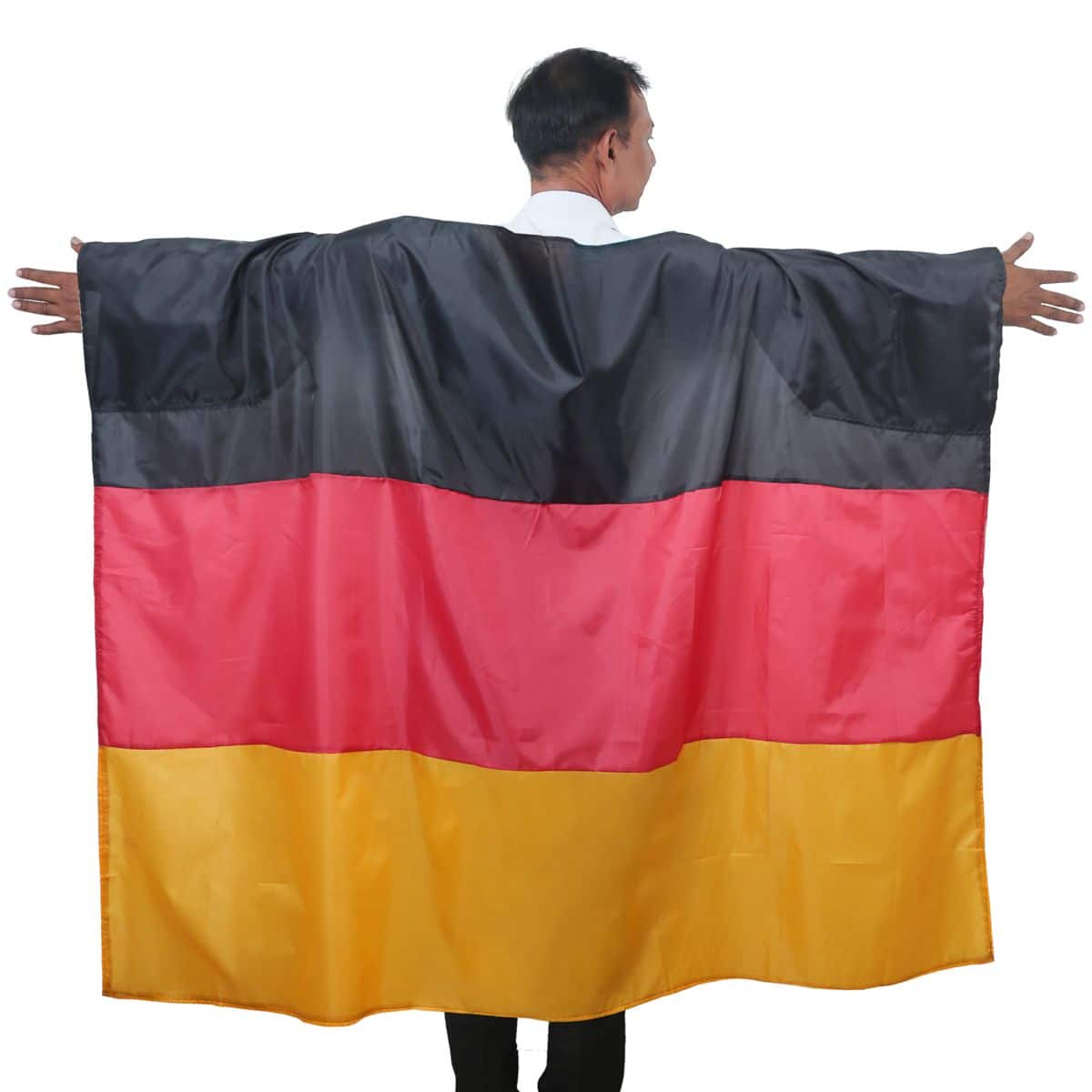 Fan Poncho "Deutschland" Germany Umhang Flagge Fußball WM Länder Cape