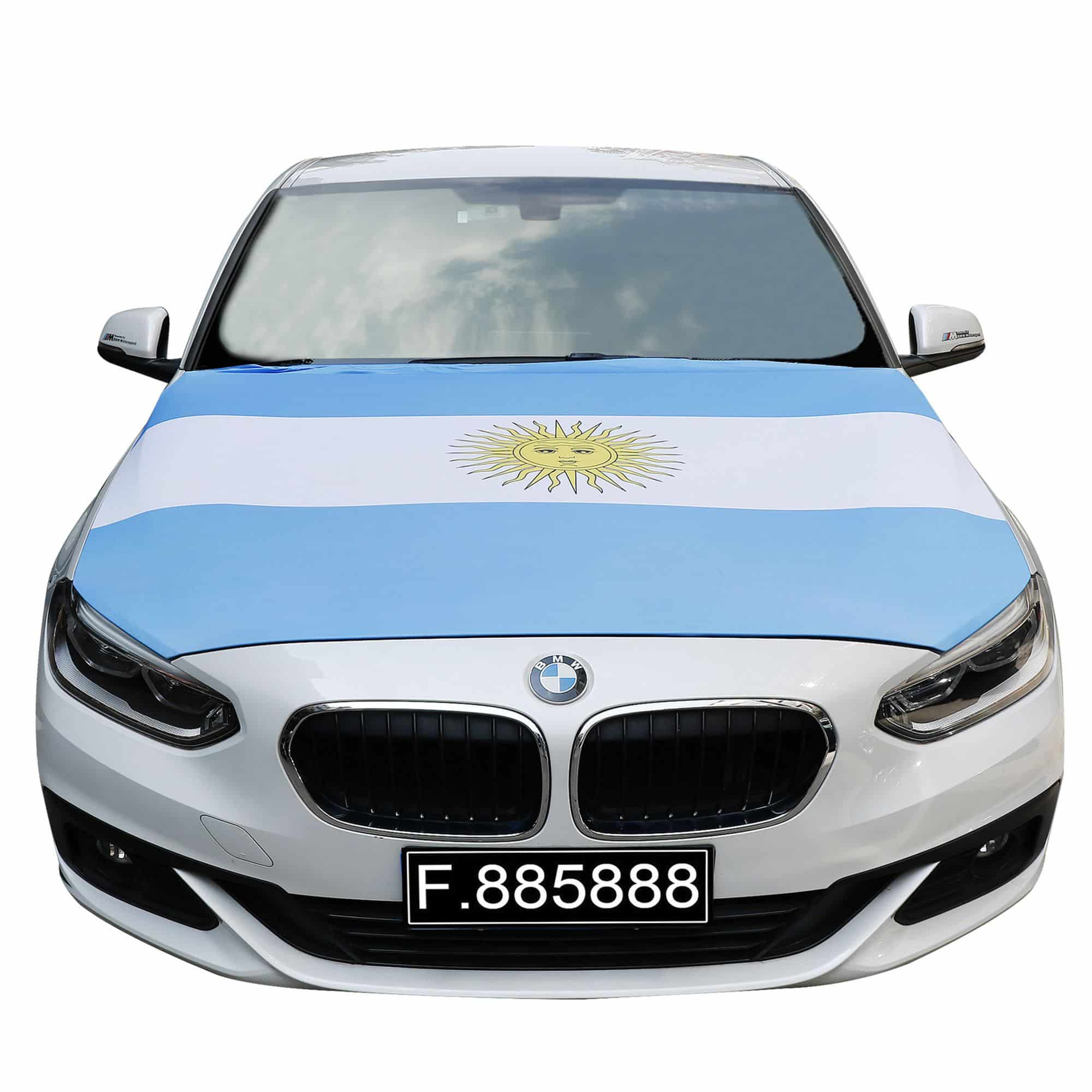 EM Fußball "Argentinien" Argentina Motorhauben Überzieher Auto Flagge Fahne