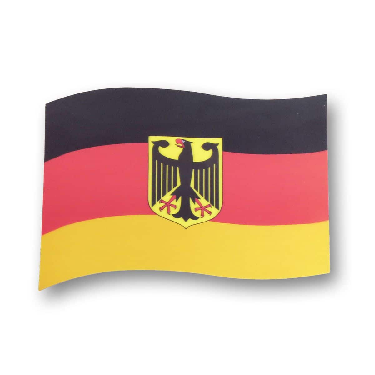 Fanpaket Auto "3D-Magnet Autoflagge" WM Fußball Außentür Länder