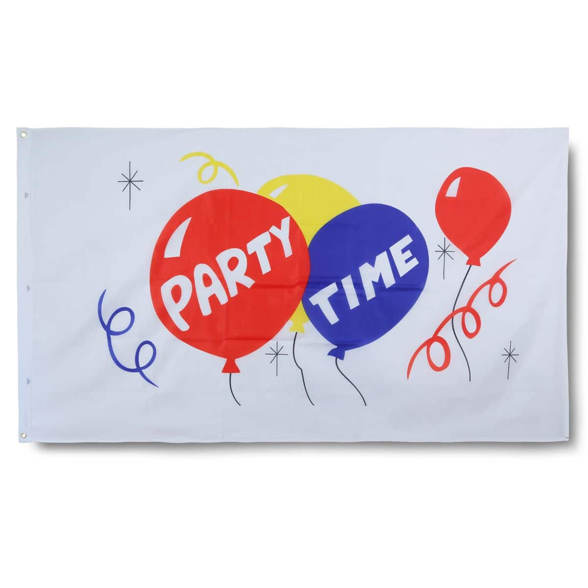 Partytime Fahne Flagge 90 x 150 cm Fanartikel Hissfahne Ösen WM EM