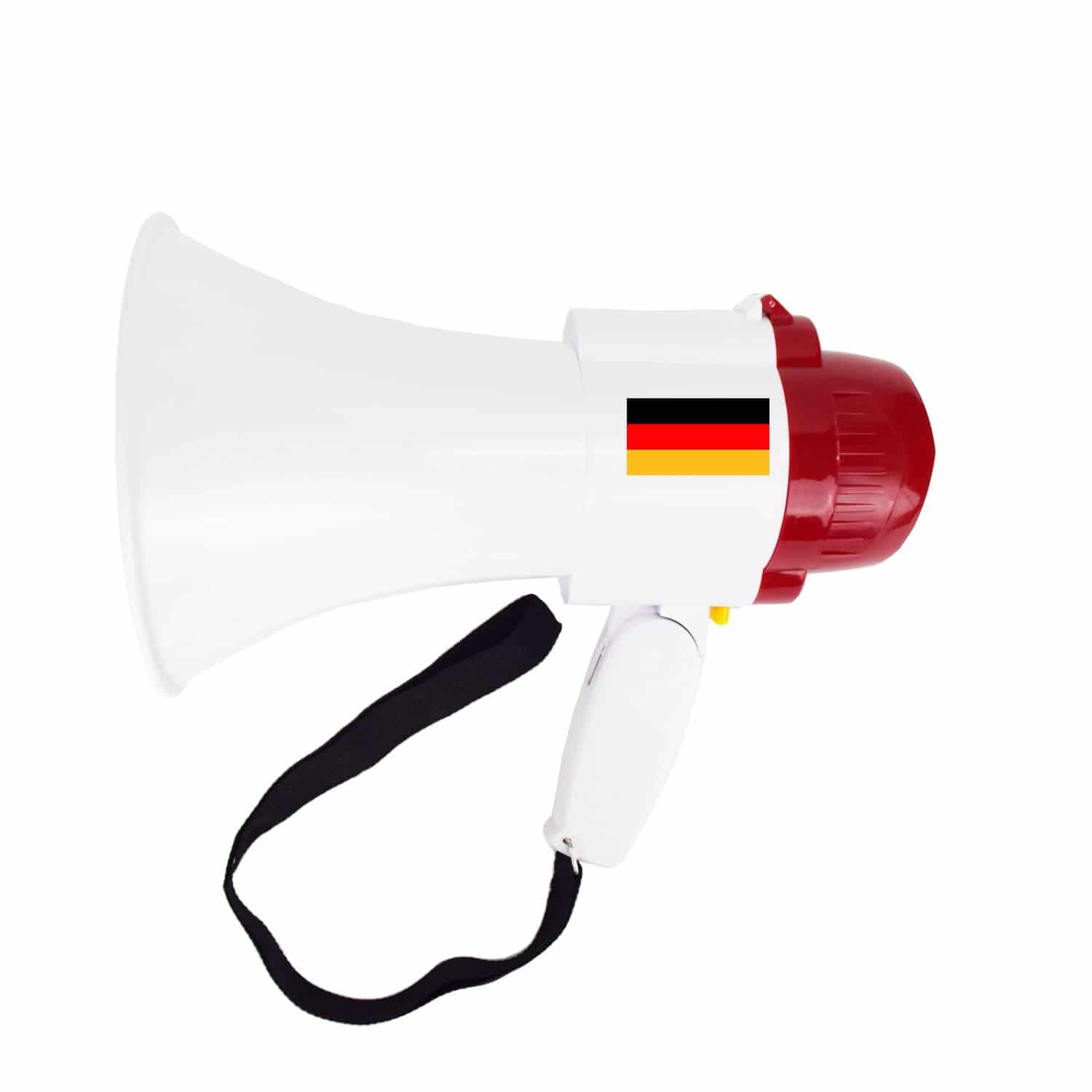 Megaphone "Groß" Fan WM Fußball Länder Sound Tröte Lärm Anfeuern