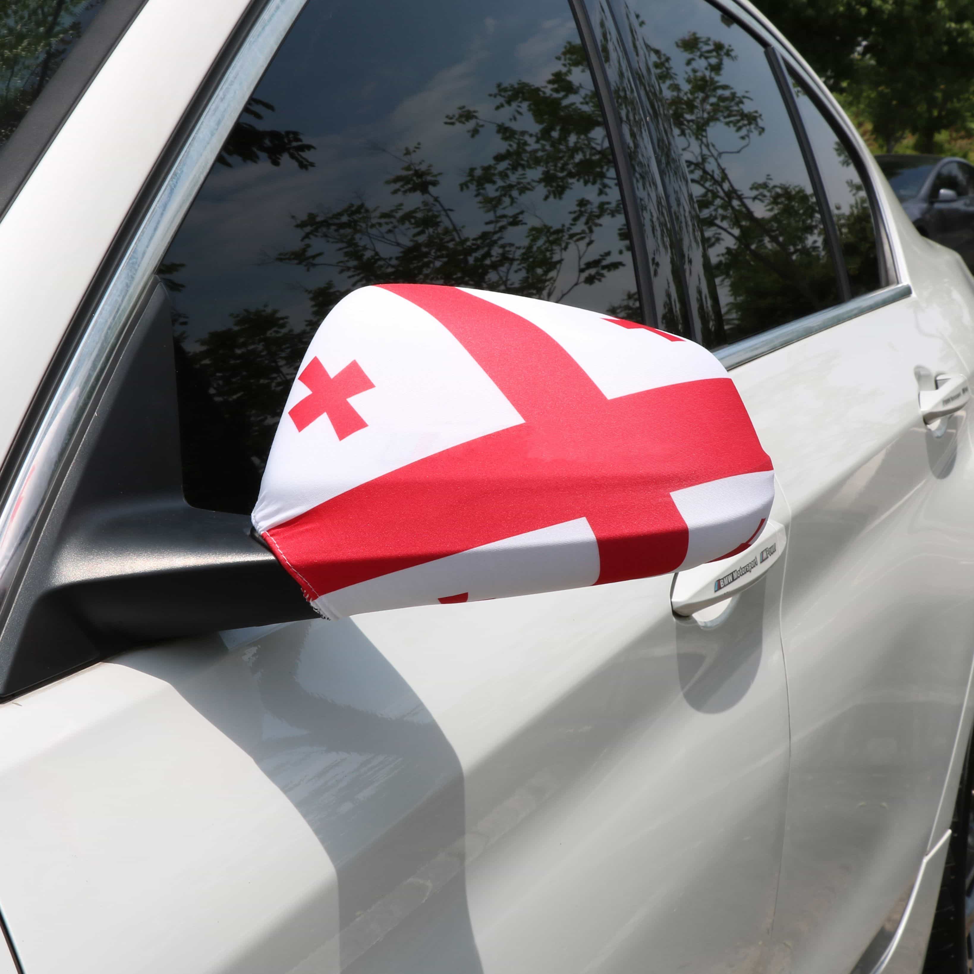 Auto Außenspiegel Fahne Set "Georgien" Georgia Bikini Flagge EM WM