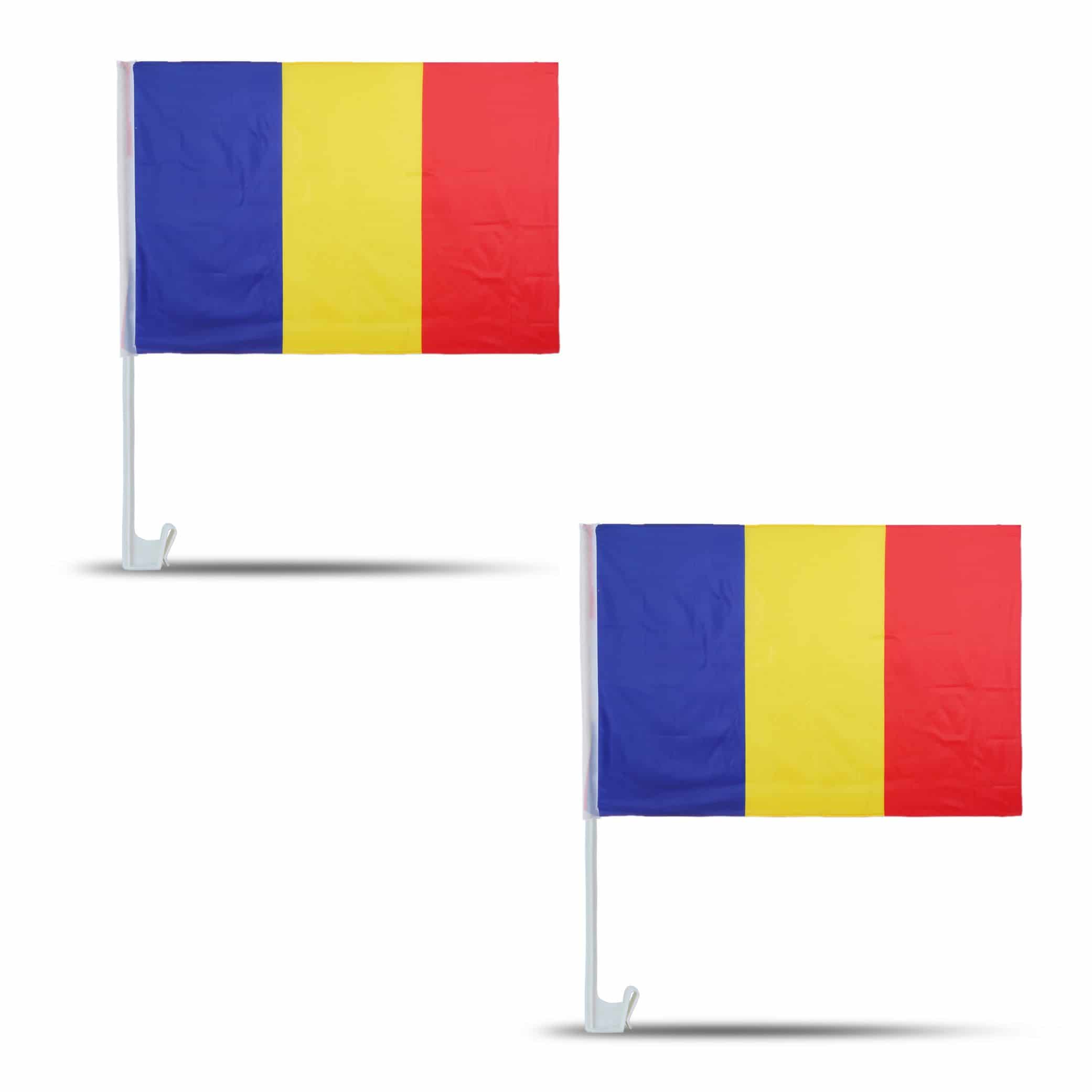 2er SET "Auto Flagge" Fahne WM Länder Fußball Fan
