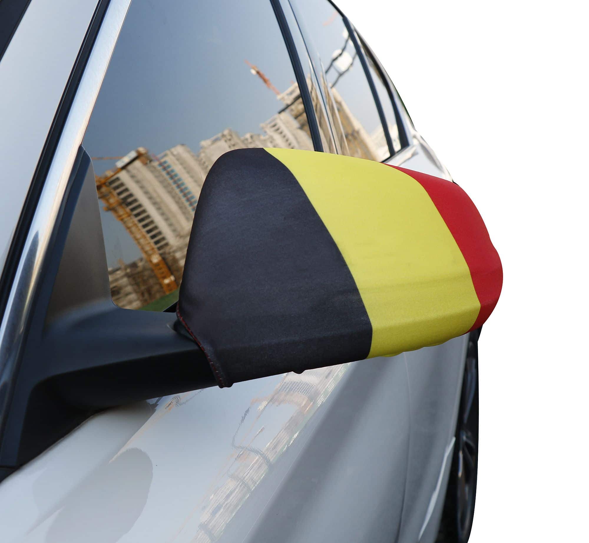 Auto Außenspiegel Fahne Set "Belgien" Belgium Bikini Flagge EM WM