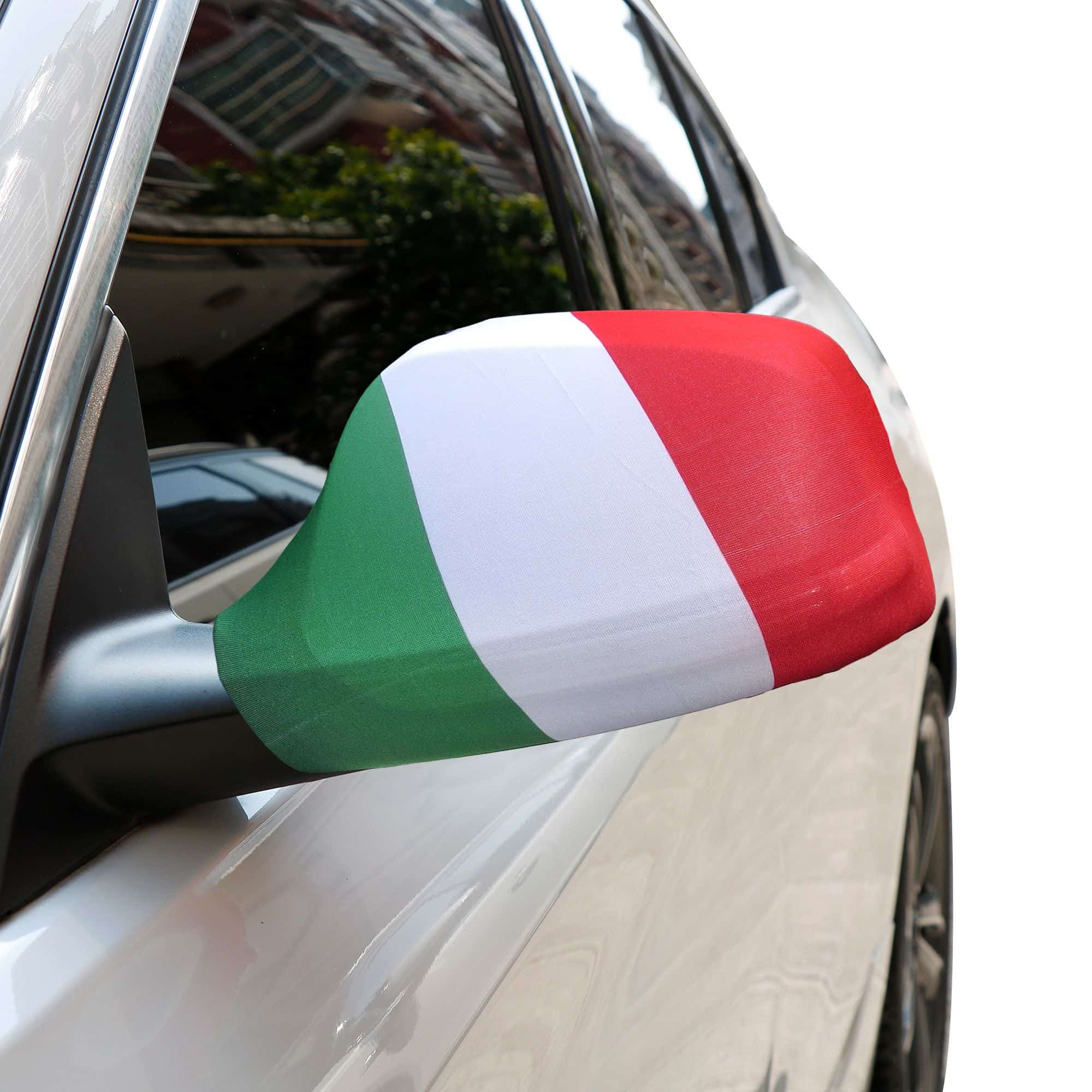 Auto Außenspiegel Fahne Set "Italien" Italy Italia Bikini Flagge EM WM