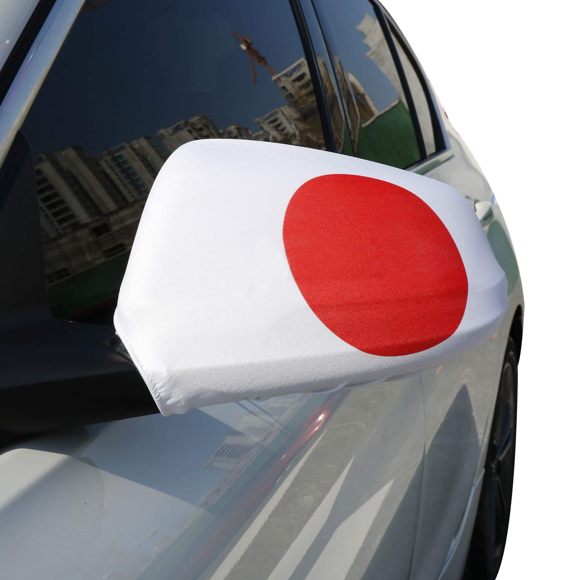 Auto Außenspiegel Fahne Set "Japan" Bikini Flagge EM WM