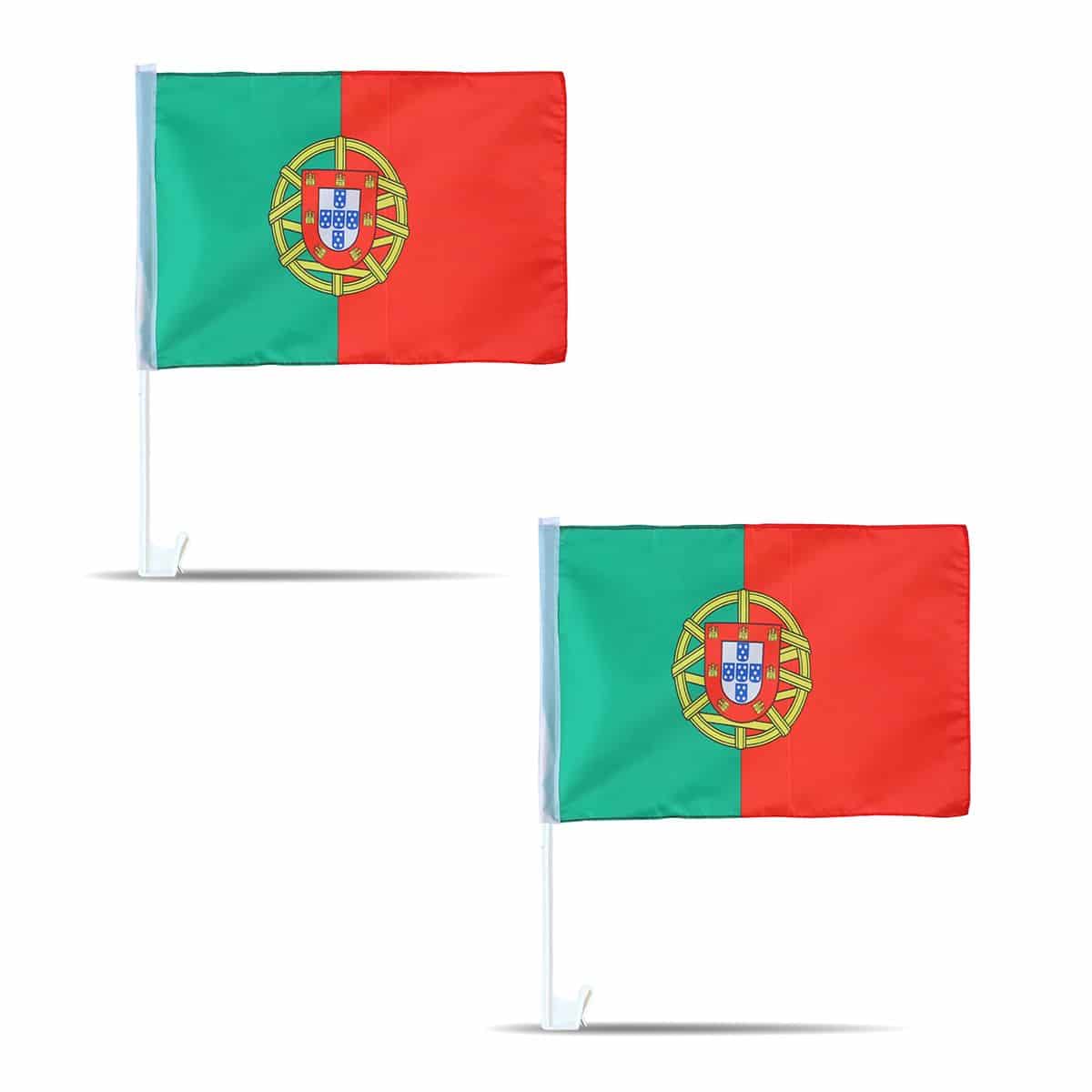 2er SET "Auto Flagge" Fahne WM Länder Fußball Fan