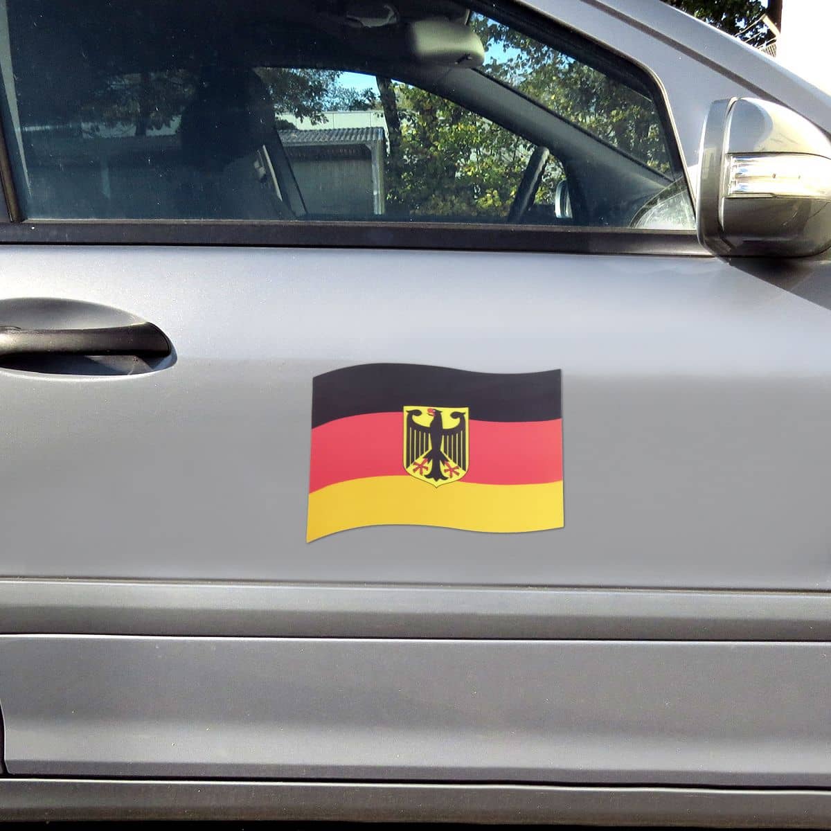 Fanpaket Auto "3D-Magnet Autoflagge" WM Fußball Außentür Länder