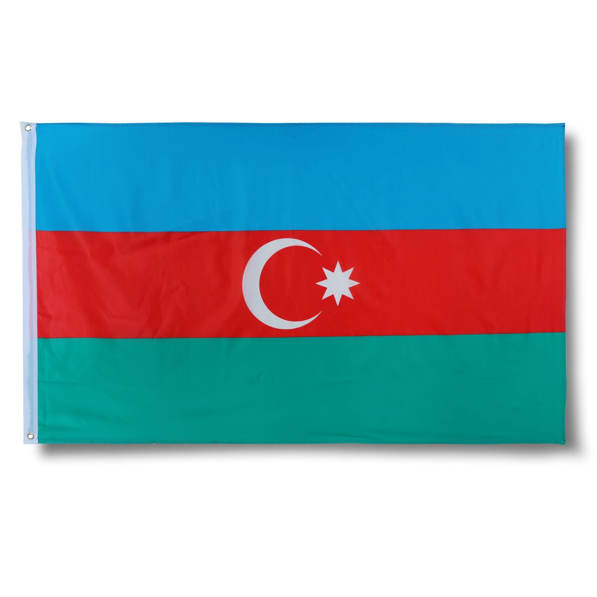 Aserbaidschan Fahne Flagge 90 x 150 cm Fanartikel Hissfahne Ösen WM EM