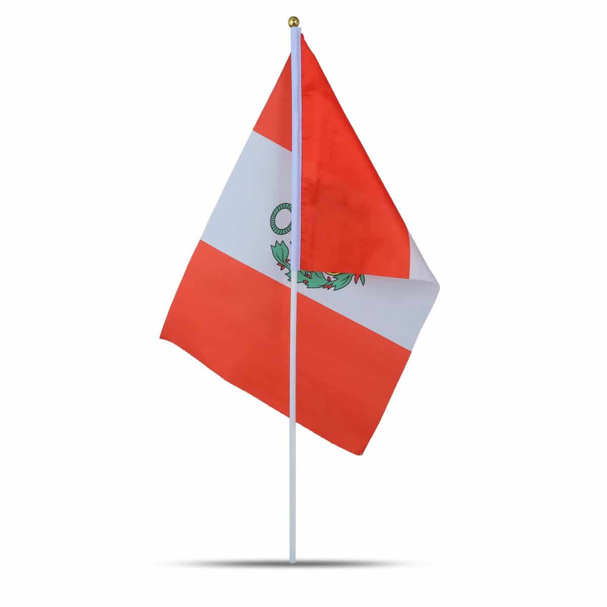 10er Set Fahne Flagge Winkfahne "Peru" Handfahne EM WM