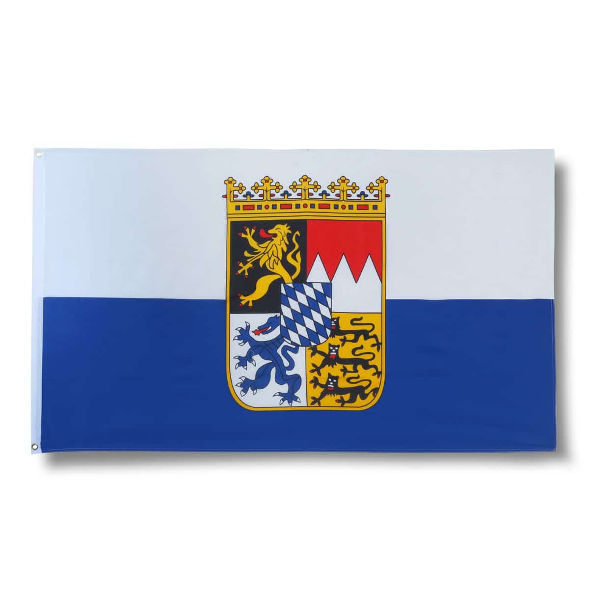 Bayern Dienstflagge Fahne Flagge 90 x 150 cm Fanartikel Hissfahne Ösen WM EM
