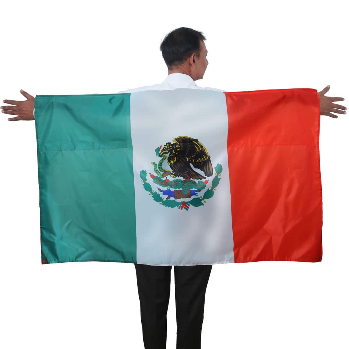 Fan Poncho "Mexiko" Mexico Umhang Flagge Fußball WM Länder Cape