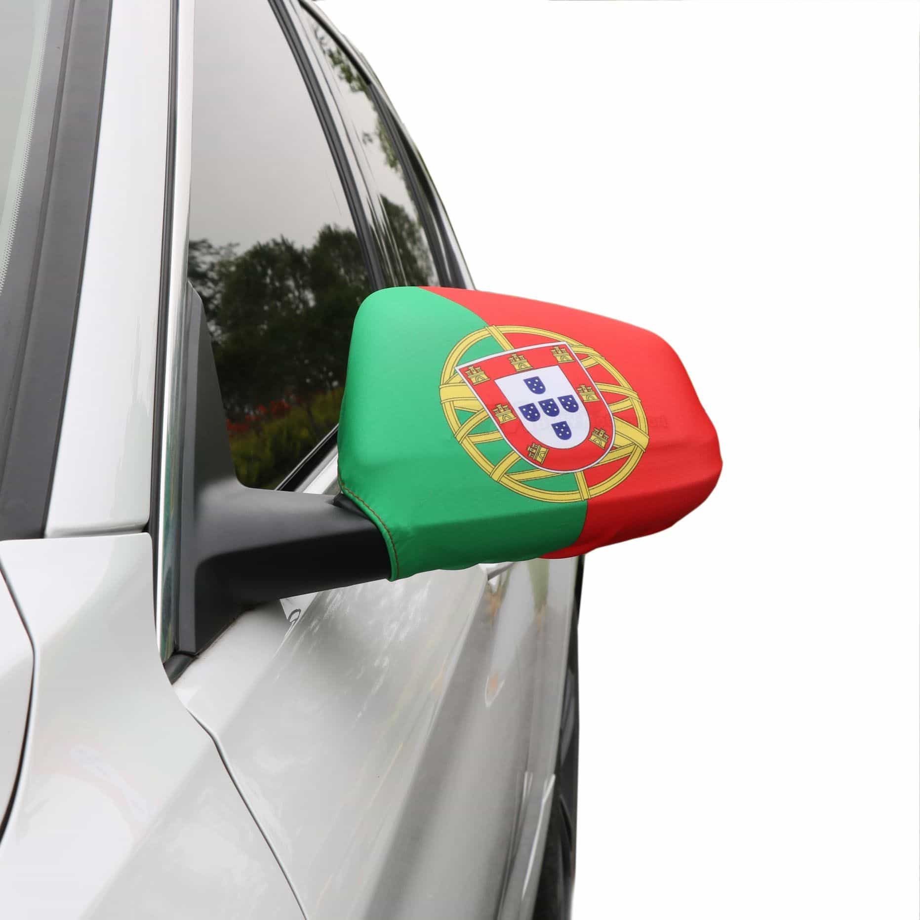 Auto Außenspiegel Fahne Set "Portugal"  Bikini Flagge EM WM